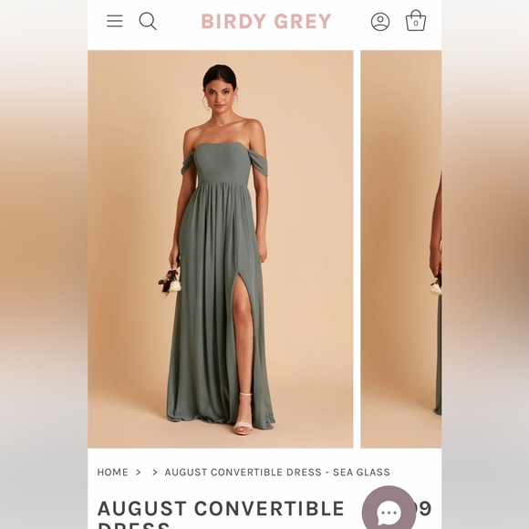 Birdy Grey Strapless Blue Dress - Picture 6 of 6